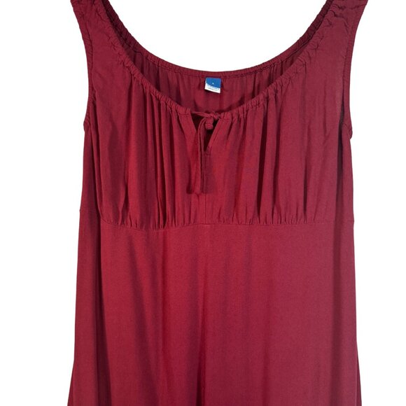 Old Navy Women's Sleeveless Red Maxi Dress L - Picture 2 of 4